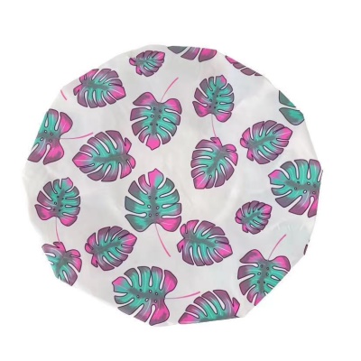 Bonnet de bain Fashion Feuilles Fleurs