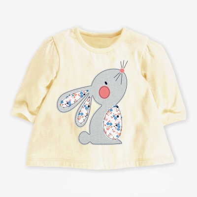 Costume pour fille à manches longues imprimé