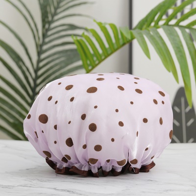 Bonnet de bain à double couche en fil de filet