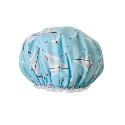 Bonnet de bain imprimé Little Daisy Wave Point double couche