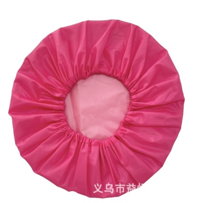 Bonnet de bain simple en tissu polyester double couche