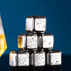 cube de glace en acier  inoxydable
