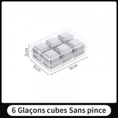 cube de glace en acier  inoxydable