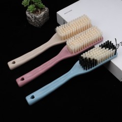 Brosse multifonction manche plastique Lavage à poils souples entretient cheveux chaussures vêtements