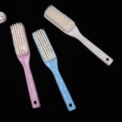 Brosse multifonction manche plastique Lavage à poils souples entretient cheveux chaussures vêtements