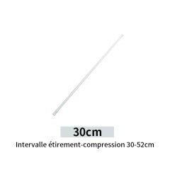 Barre télescopique pour suspension de vêtement et autre