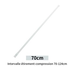 Barre télescopique pour suspension de vêtement et autre