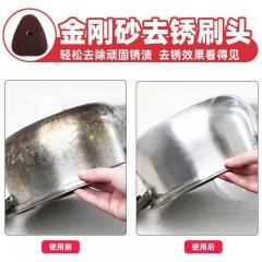 Brosse à vaisselle combinée d'un réservoir à savon liquide