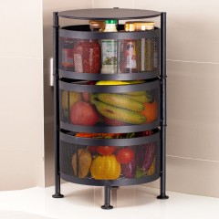 étagère mobile de rangement en fer