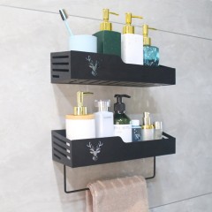 Étagère de salle de bain à fixation murale