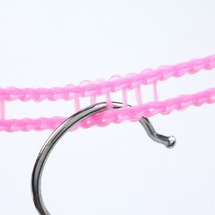 Cordes à linge en nylon ultra robuste double alignement Compartiment pour cintre point de support à crochets