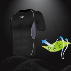 Haut de sport courtes et longues manches