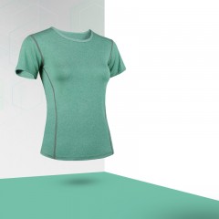 Vêtements de sport de fitness Top col rond