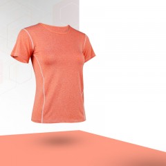Vêtements de sport de fitness Top col rond
