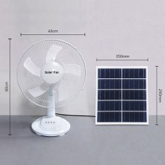 Ventilateur électrique solaire 16 pouces