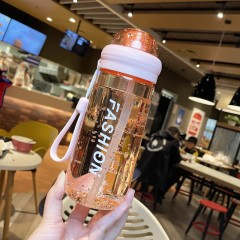 Gourde à paillette en silicone résistante à l'usure et aux chutes  (Le BPA n’est pas inclus)