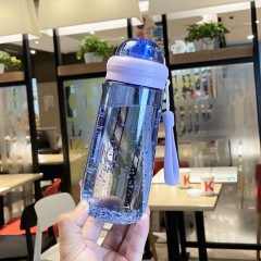 Gourde à paillette en silicone résistante à l'usure et aux chutes  (Le BPA n’est pas inclus)