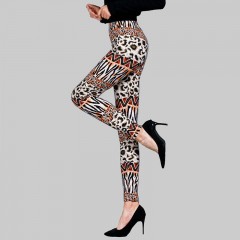 Legging à motif léopard