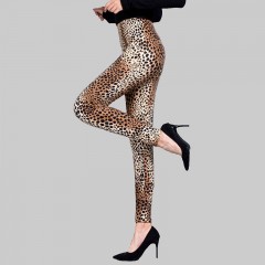 Legging à motif léopard