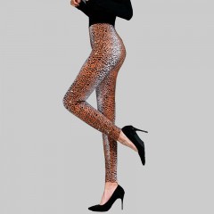Legging à motif léopard