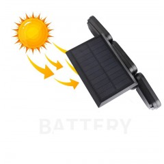 Lampe solaire extérieure à induction humaine grand angle détecteur de mouvement
