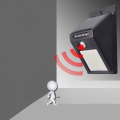 Lampe murale solaire extérieure  avec  détecteur de mouvement