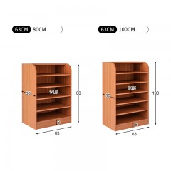 Armoire à chaussures simple en bois massif