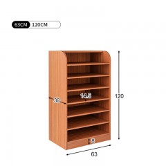 Armoire à chaussures simple en bois massif