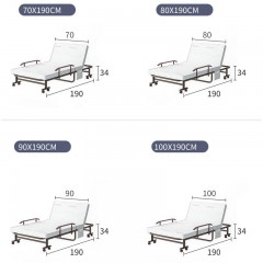 Lit pliable pour repos au bureau