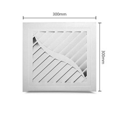 Bouche d'aération plafond pour ventilation et aspiration d'air