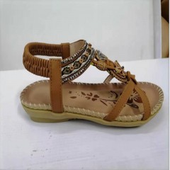 Sandales fermées à bout ouvert en strass pour femmes