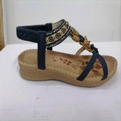 Sandales fermées à bout ouvert en strass pour femmes