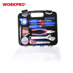 Kit + boite à outils en acier et isolant PP 37 pièces