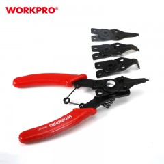 Kit de 5 pinces à circlip en acier au carbone