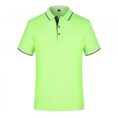 Polo homme en fibre polycoton