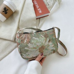 Sac à bandoulière  à motif irrégulier pour femme