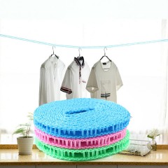 Cordes à linge en nylon ultra robuste double alignement Compartiment pour cintre point de support à crochets
