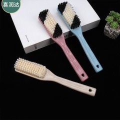 Brosse multifonction manche plastique Lavage à poils souples entretient cheveux chaussures vêtements