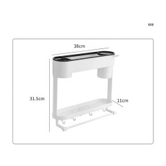 Porte-serviettes Etagère rangement pour salle de bain