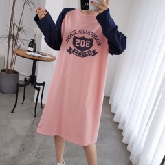 Robe d'allaitement longue et ample