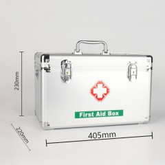 Boîte médicale de premiers secours en alliage d'aluminium