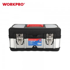 Boîte à outils professionnel en acier inoxydable 36,5 * 18,5 * 17cm