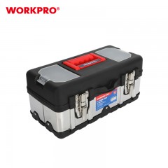 Boîte à outils professionnel en acier inoxydable 36,5 * 18,5 * 17cm