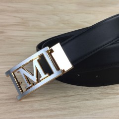 Ceinture en cuir pour hommes avec boucle
