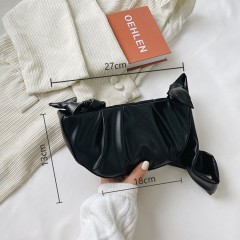 Sac à bandoulière plissé