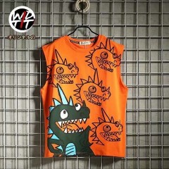 T-shirt sans manches motif dinosaure pour homme