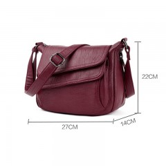 Sac à bandoulière pour femmes en cuir PU