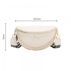 Sacoche à bandoulière en  cuir PU pour femme