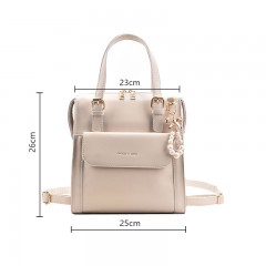 Sac à dos et bandoulière pour femmes en cuir PU petit modèle