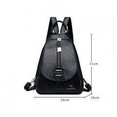 Sac à dos et bandoulière pour femme en cuir de vache